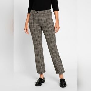 Olsen Pia Bootcut Slim Fit Plaid Pants Women’s XL US 16 NWT